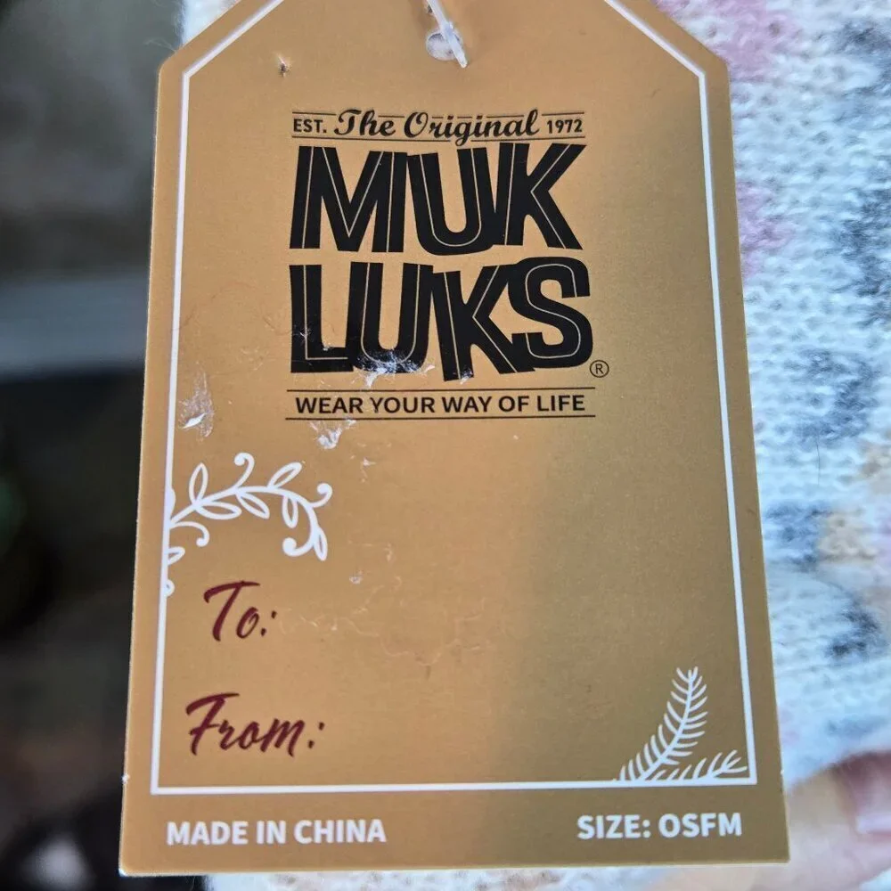 Muk Luks size 62